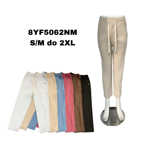 Spodnie damskie 7/8 Roz S/M-L/2XL , Mix Kolor Paczka 10 szt